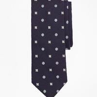 Textured Ground Multi-Flower Tie