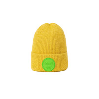 Balabala 巴拉巴拉 208421160210-00333 儿童针织保暖毛线帽 黄色调 110cm