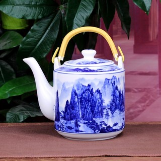 传世瓷 花开富贵茶壶 3.8L