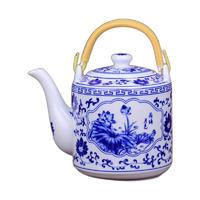 传世瓷 荷塘月色茶壶