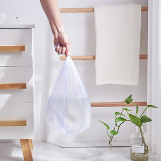 汇骏 垃圾袋加厚家用实惠装手提式一次性塑料袋厨房背心提袋小中大号