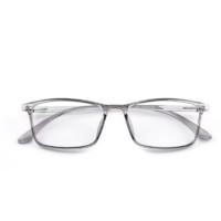 JingPro 镜邦 6653 透明灰TR90眼镜框+1.67折射率 防蓝光镜片