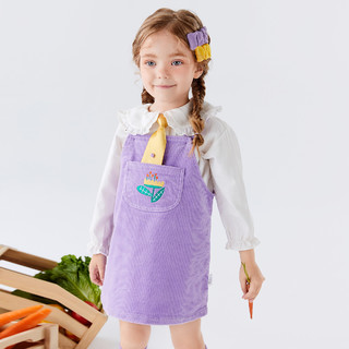 mini balabala 迷你巴拉巴拉 ZA0D113211003-70022 女童背带裙 粉紫 90cm