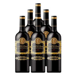 LAMOUR 拉慕城堡 法国(LAMOUR) 红酒进口 拉慕干红葡萄酒 750ml 黑标6瓶整箱装