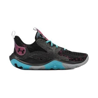 UNDER ARMOUR 安德玛 Spawn 3 Clrshft 中性篮球鞋 3024777-001 黑色 38