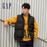 Gap 盖璞 男装金属光泽叠穿外搭羽绒马甲707251冬季新款休闲保暖背心潮