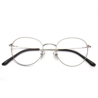 HAN 汉 HD9023 亮银色合金眼镜框+1.67折射率 非球面防蓝光镜片