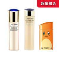 悦薇水乳套装 滋润型（亮肤水150ml+乳液100ml）+安耐晒 ANEASAY水能户外清透防晒乳-小火龙60ml