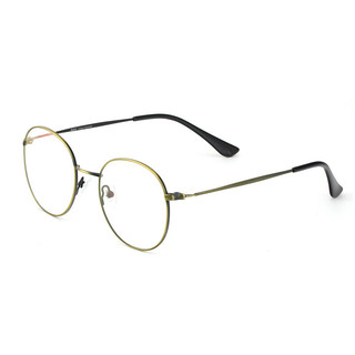HAN 汉 HD9023 青铜色合金眼镜框+1.56折射率 非球面防蓝光镜片