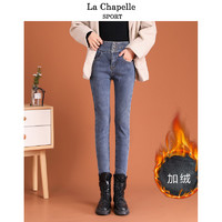 La Chapelle 女士加绒牛仔裤 28059