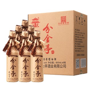 分金亭 老故事 52%vol 浓香型白酒 600ml*6瓶 整箱装