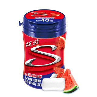 Stride 炫迈 无糖口香糖组合装 2口味 56g*3瓶（水蜜西瓜味56g*2瓶+炫动薄荷味56g）