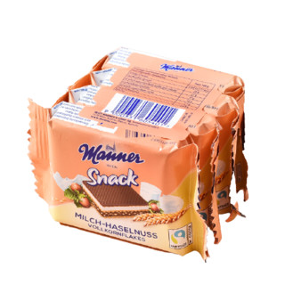 MANNER 牛奶巧克力榛仁威化饼干 25g*24袋