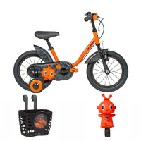DECATHLON 迪卡侬 BTWIN ROBOT 500 儿童自行车+车篮+喇叭 8378276 14寸 机器人罗伯特