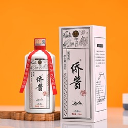 侨酱 纯境 贵州茅台镇 酱香型白酒 53度500ml 单瓶装 中华侨酱酒 纯粮酿造 坤沙窖藏 高度白酒