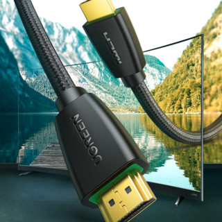 UGREEN 绿联 HD118 HDMI2.0 视频线缆 10m 黑色