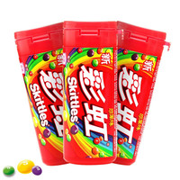 Skittles 彩虹 彩虹糖 原果味 30g*3瓶