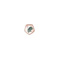 CHOW TAI SENG 周大生 A0GC0192-0203 生肖鸡18K玫瑰金钻石转运珠 0.006克拉 0.35g