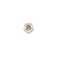 CHOW TAI SENG 周大生 A0GC0192-0203 生肖蛇18K玫瑰金钻石转运珠 0.006克拉 0.35g