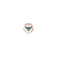 CHOW TAI SENG 周大生 A0GC0192-0203 生肖牛18K玫瑰金钻石转运珠 0.006克拉 0.35g