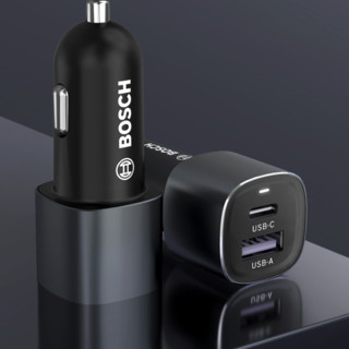 BOSCH 博世 SC208C 车载充电器 USB+Type-C双口 45W