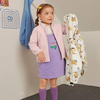 mini balabala 迷你巴拉巴拉 ZA0D113211003-70022 女童背带裙 粉紫 120cm