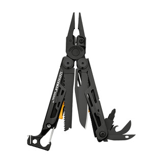 莱泽曼 莱特曼（LEATHERMAN）Signal烽火 莱泽曼工具钳户外求生多功能装备EDC户外打火石工具 黑色