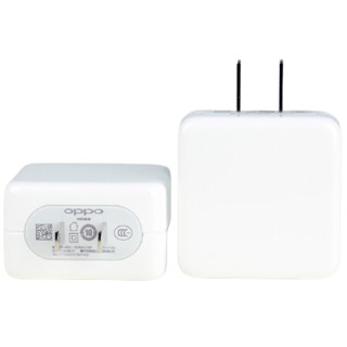 OPPO VC54JBCH 手机充电器 USB-A 20W+DL118 Micro-B 20W 数据线 1m 白色