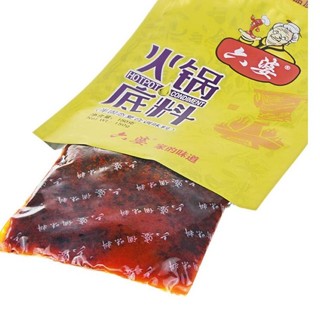 六婆 火锅底料组合装 150g*4袋（牛油火锅底料150g*2袋+清油火锅底料150g*2袋）