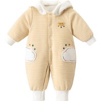 乖奇熊 GQCA962 婴儿保暖夹棉连体衣