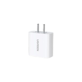 UGREEN 绿联 CD104 手机充电器 双USB-A 15.5W 白色