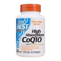 Doctor's BEST 多特倍斯 高吸收辅酶Q10软胶囊 100mg*60粒