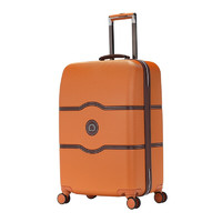 DELSEY 戴乐世 原法国大使拉杆箱 行李箱 一键刹车 双层防爆拉链旅行箱1670 橙色 20英寸