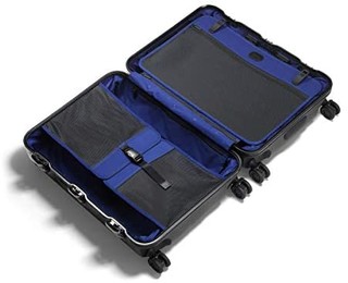 ZERO Halliburton Pursuit Aluminum Hardside Travel Case (Black, Medium Travel Case)