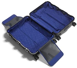 ZERO Halliburton Pursuit Aluminum Hardside Travel Case (Black, Medium Travel Case)