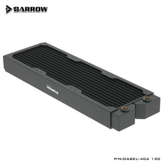 Barrow 高密度单波紫铜水冷排40MM厚DIY电脑散热器 Dabel-40a 360