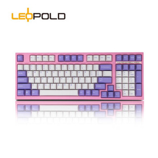 利奥博德 Leopold FC980M OE PBT二色成型键帽 98键 紧凑型 蓝牙双模 机械键盘 NANA 流星灰轴 蓝牙+有线-Type C 接口