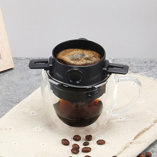 Mongdio咖啡滤网挂耳咖啡滤袋手冲咖啡滤纸咖啡滤杯漏斗过滤器
