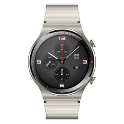 HUAWEI 華為 WATCH GT 2 保時捷設計款 華為手表 運動智能手表  雙表帶 46mm灰