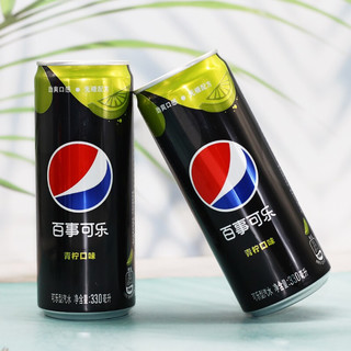 pepsi 百事 无糖 可乐 青柠口味 330ml*24听