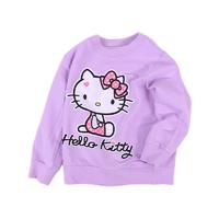 Hello Kitty 凯蒂猫 KT03B09440 女童加绒卫衣 紫色 90cm