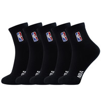 NBA 五双装 男士运动袜 N6AS5005