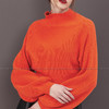 D-PLAY collection D542127 女款宽松保暖针织衫
