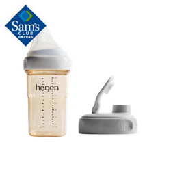Sam's Hegen 马来西亚进口 婴儿多功能PPSU奶瓶套装(240ml奶瓶*1 水杯盖*1)