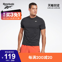 Reebok 锐步 官方男子GJ5721健身版圆领运动短袖T恤