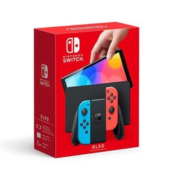 Nintendo 任天堂 Switch oled游戏机 续航加强版 掌机 NS 掌上游戏机便携 switch oled 日版续航版