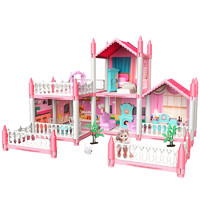 菲尼奇 儿童过家家房子别墅公主城堡套装带玩偶娃娃屋女孩玩具屋生日礼物