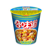 NISSIN 日清食品 日清方便面合味道香辣海鲜风味代餐零食夜宵泡面74g×1杯