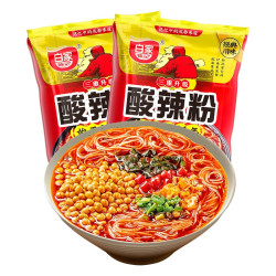 白家陈记酸辣方便粉丝2袋装经典酸辣粉非油炸袋装粉丝108g2袋方便速食