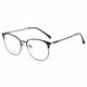  MingYue 明月 1.60PMC高透亮非球面镜片（0-600度）+商务半框近视眼镜架镜框　